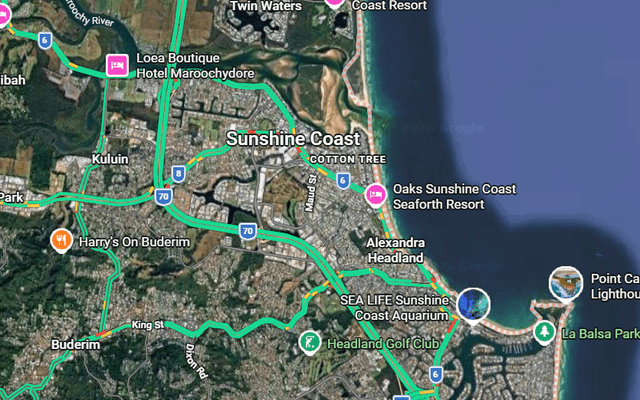 Map of Noosa & Sunshine Coast